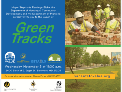 Mayor Stephanie Rawlings-Blake visits DETAILS work site 11/5/2014