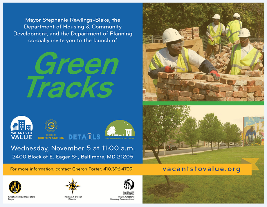 Mayor Stephanie Rawlings-Blake visits DETAILS work site 11/5/2014