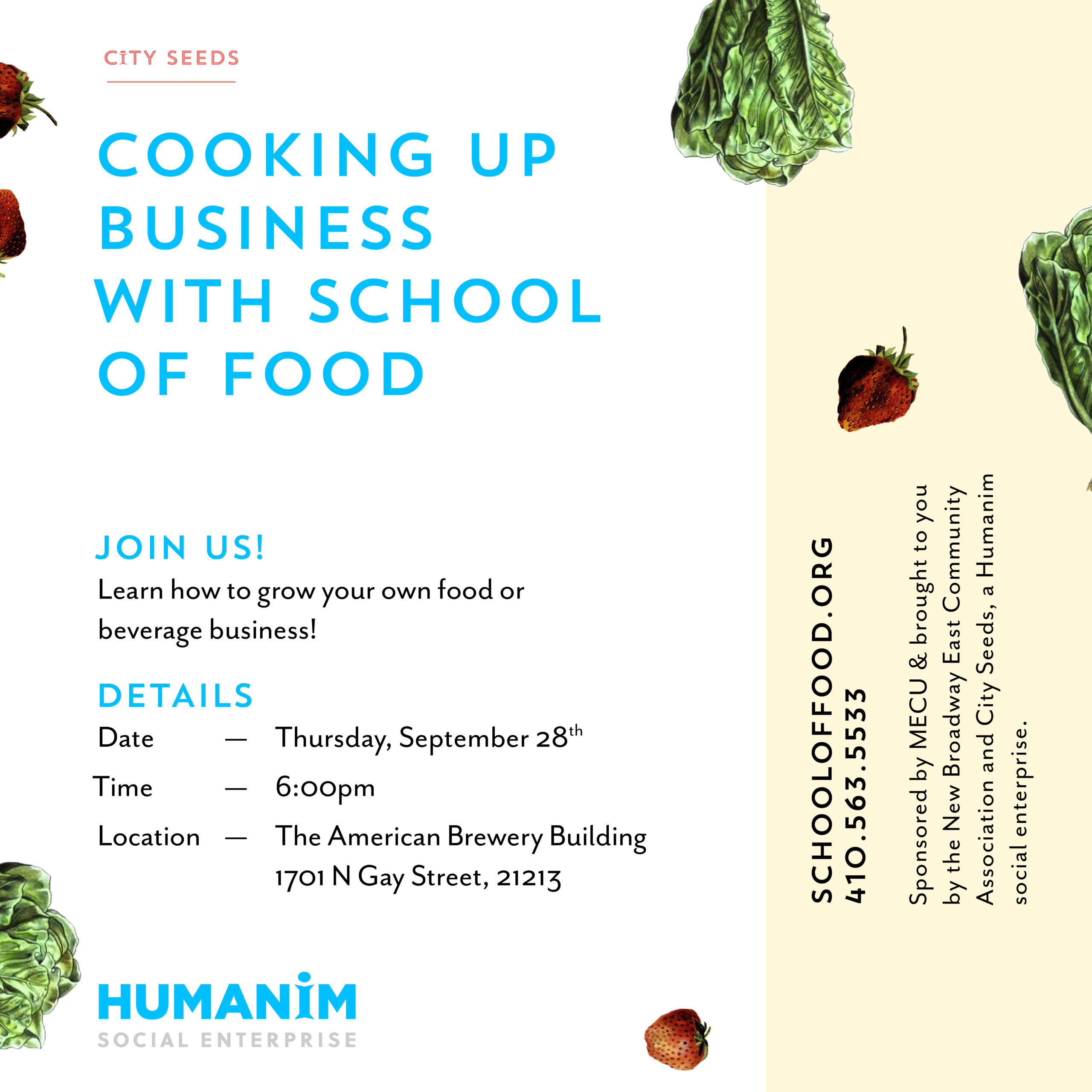 Cooking Up Business with School of Food