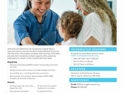 Multi-Skilled Medical Technician Career Training