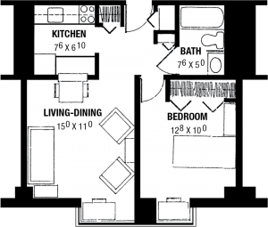 The Manhattan | 1 Bed Deluxe