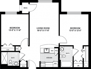 The Woodmont | 2 Bed, 2 Bath
