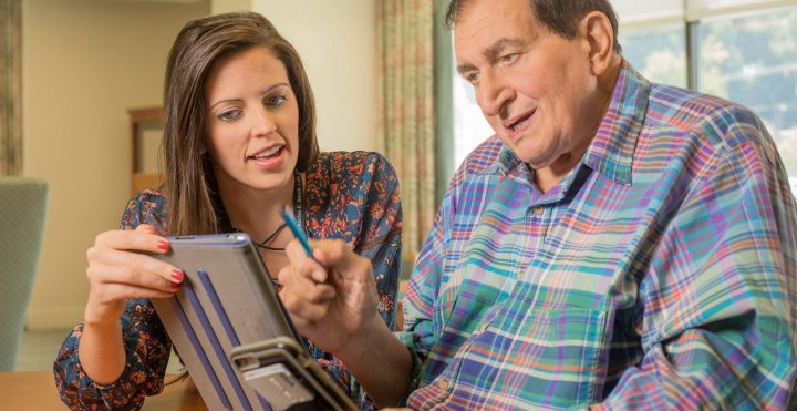 Patient working with Therapist
