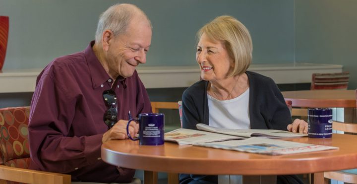 Older Adult Couple Filling Out Legacy Giving Forms