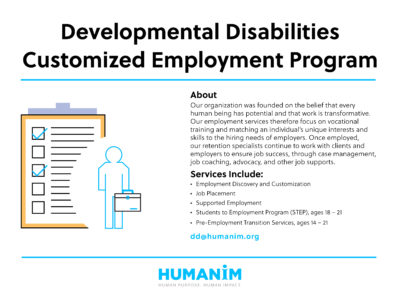 Program Spotlight: Customized Employment