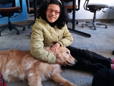 Pets on Wheels at our Gerwig Day Program