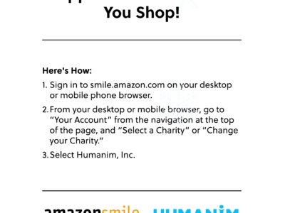 Support Humanim While You Shop on Prime Day 2019