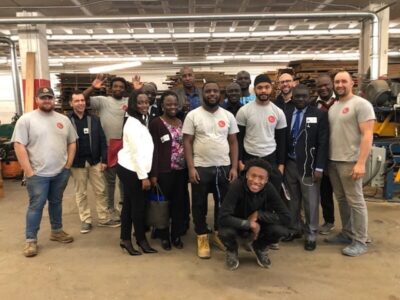 African Delegation Visits Brick + Board and Details Deconstruction