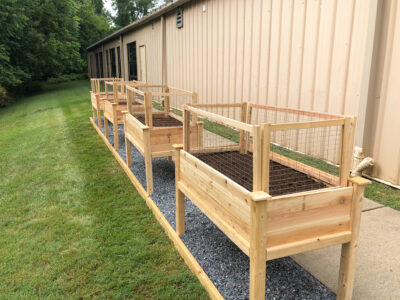 Building Raised Garden Beds for Developmental Disability Services