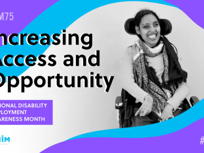 October is National Disability Employment Awareness Month