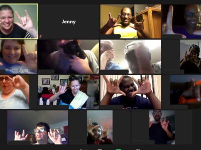 Humanim’s Deaf Services Day Program Celebrates 100 Days of Virtual Learning