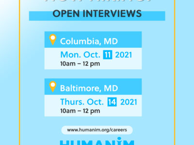 Join Us for Open Interviews at Humanim this October