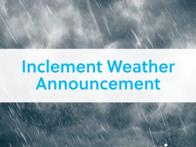 Inclement Weather Announcement for 3.16.26